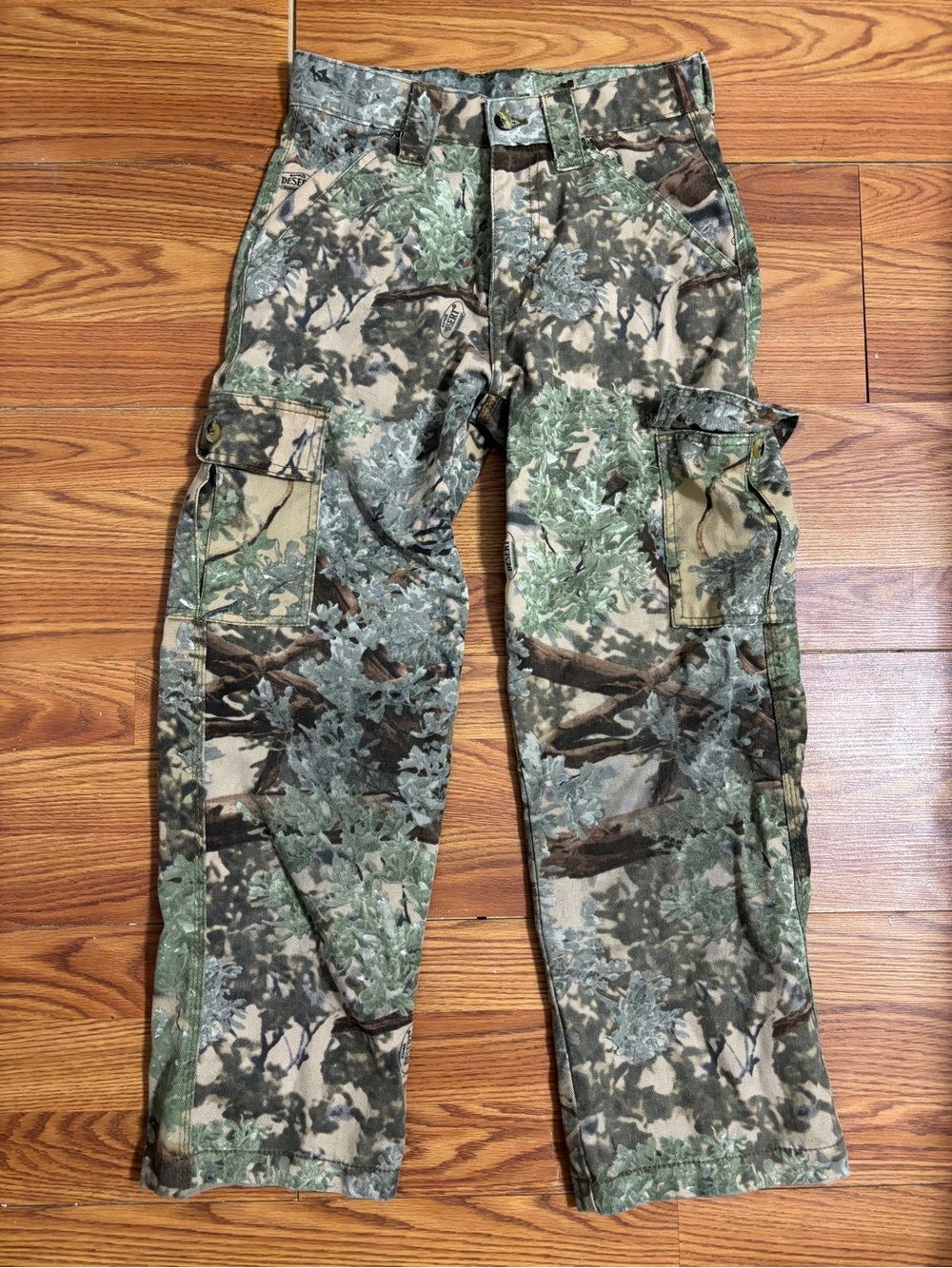Men's Camouflage Cargo Pants - Green Camo